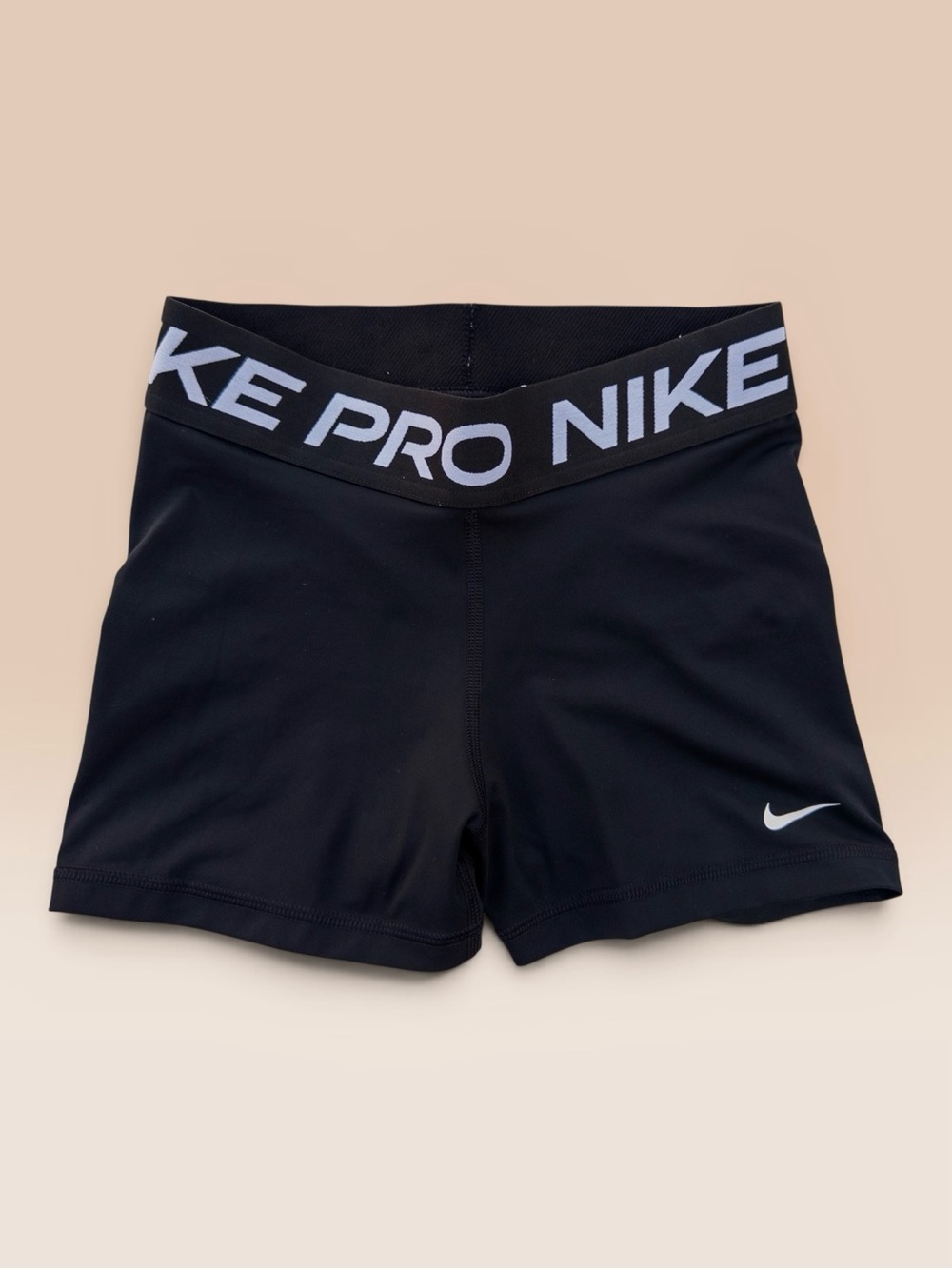 Nike Black Pro Women's Bike Shorts with Branded Waistband